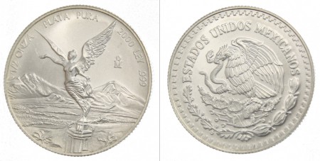 30 euros media onza 2000 plata 999 Fecha rara  