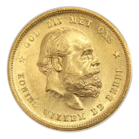 310 eur 10 Gulden 1876 Holanda ORO 900 6,72 gr